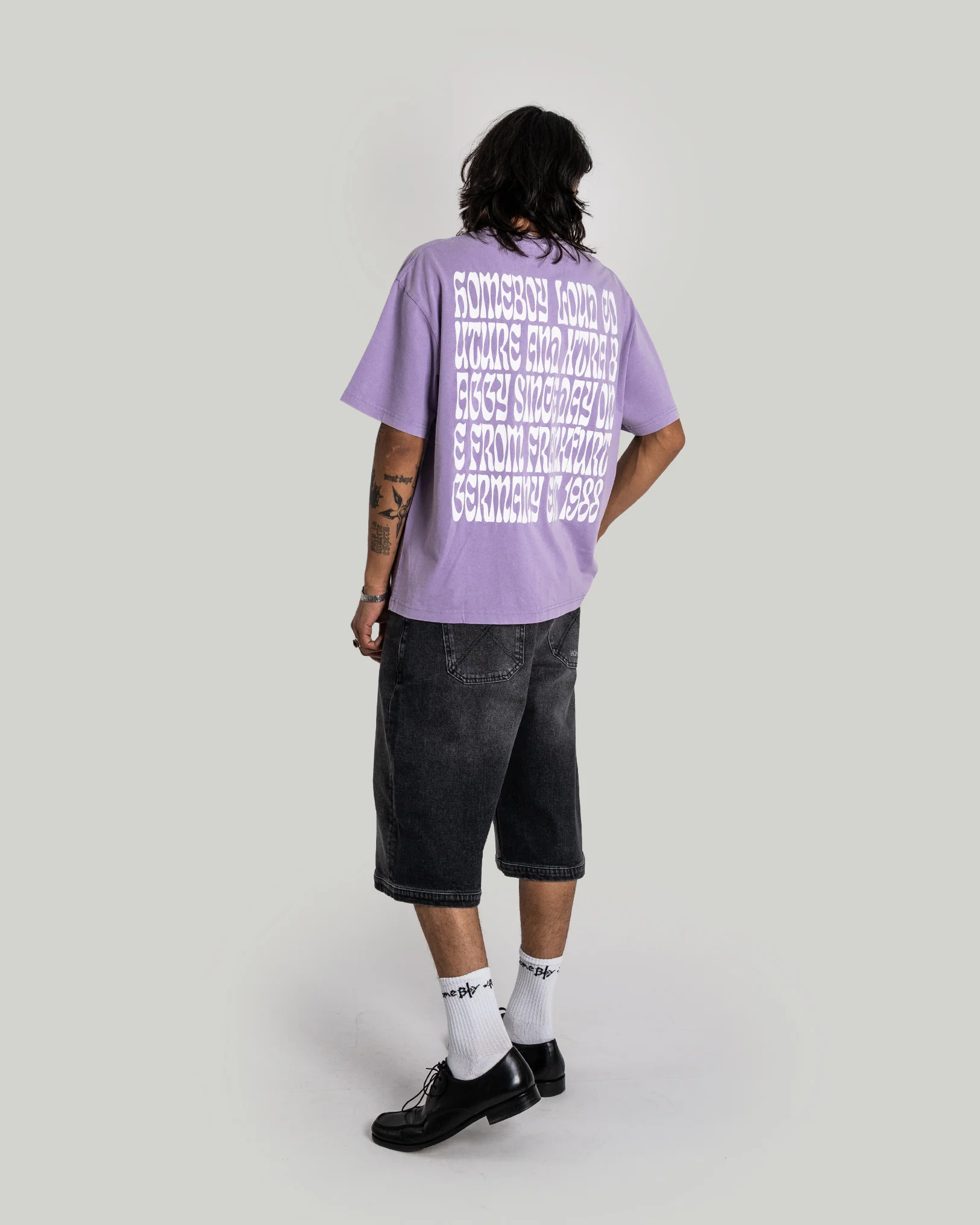 BIG TEXT Tee WASHED LILAC - Image 7