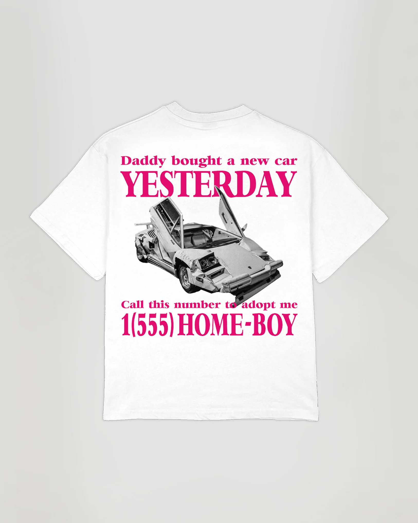 DADDIES LAMBO Tee WHITE - Image 9