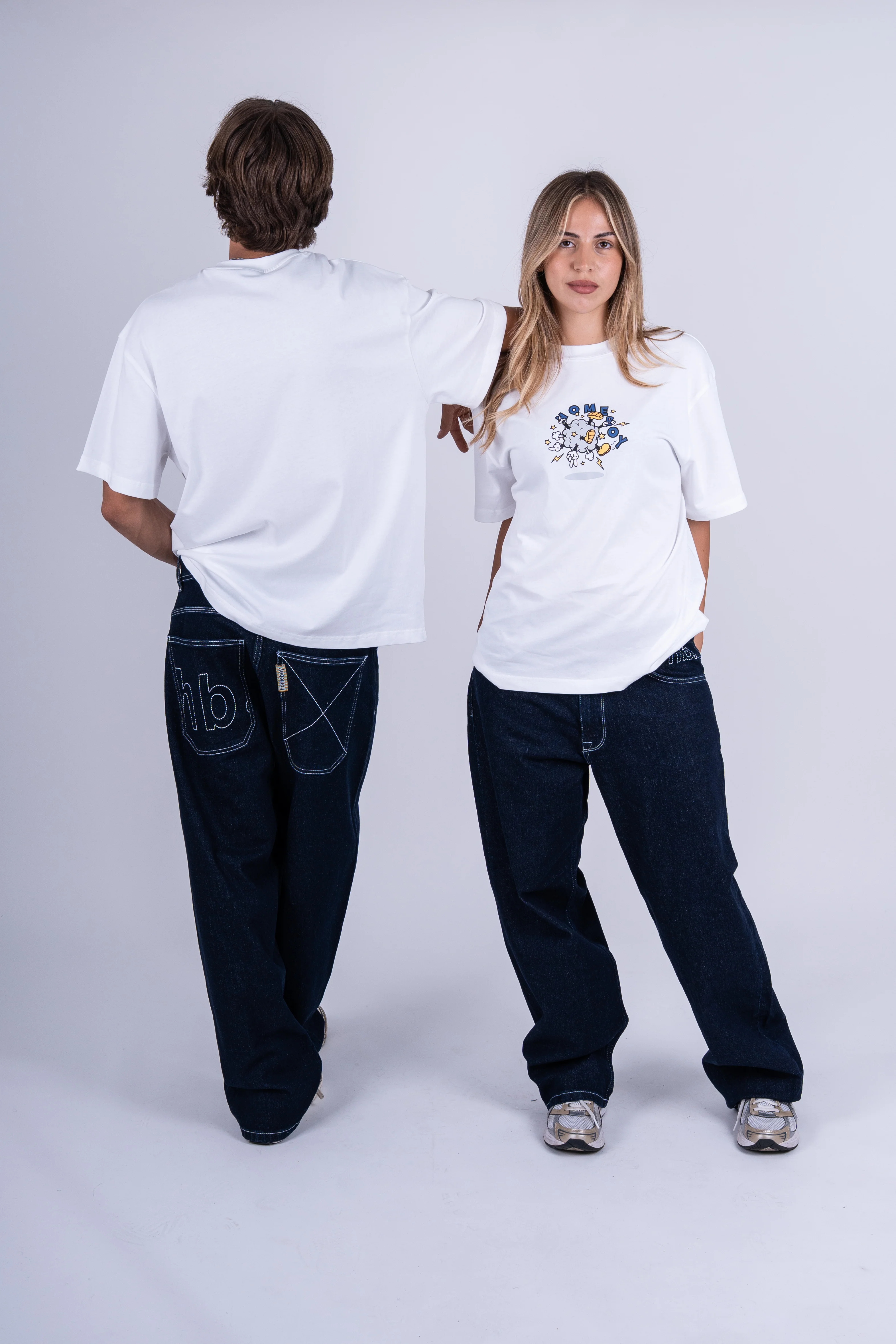 FIGHT CLOUD Tee WHITE - Image 3