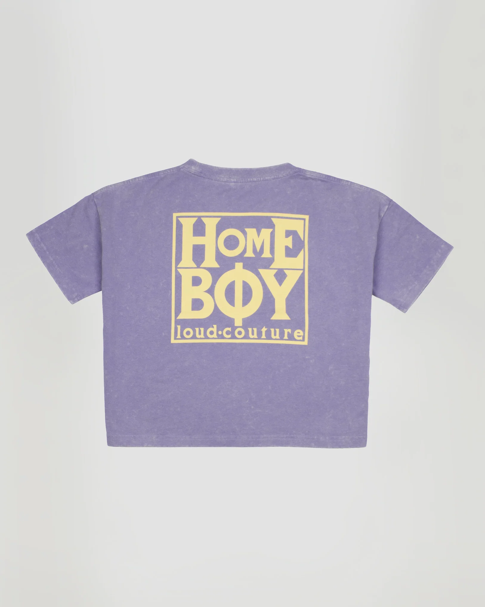GIRLS Crop Tee - New School WASHED LILAC - Image 4