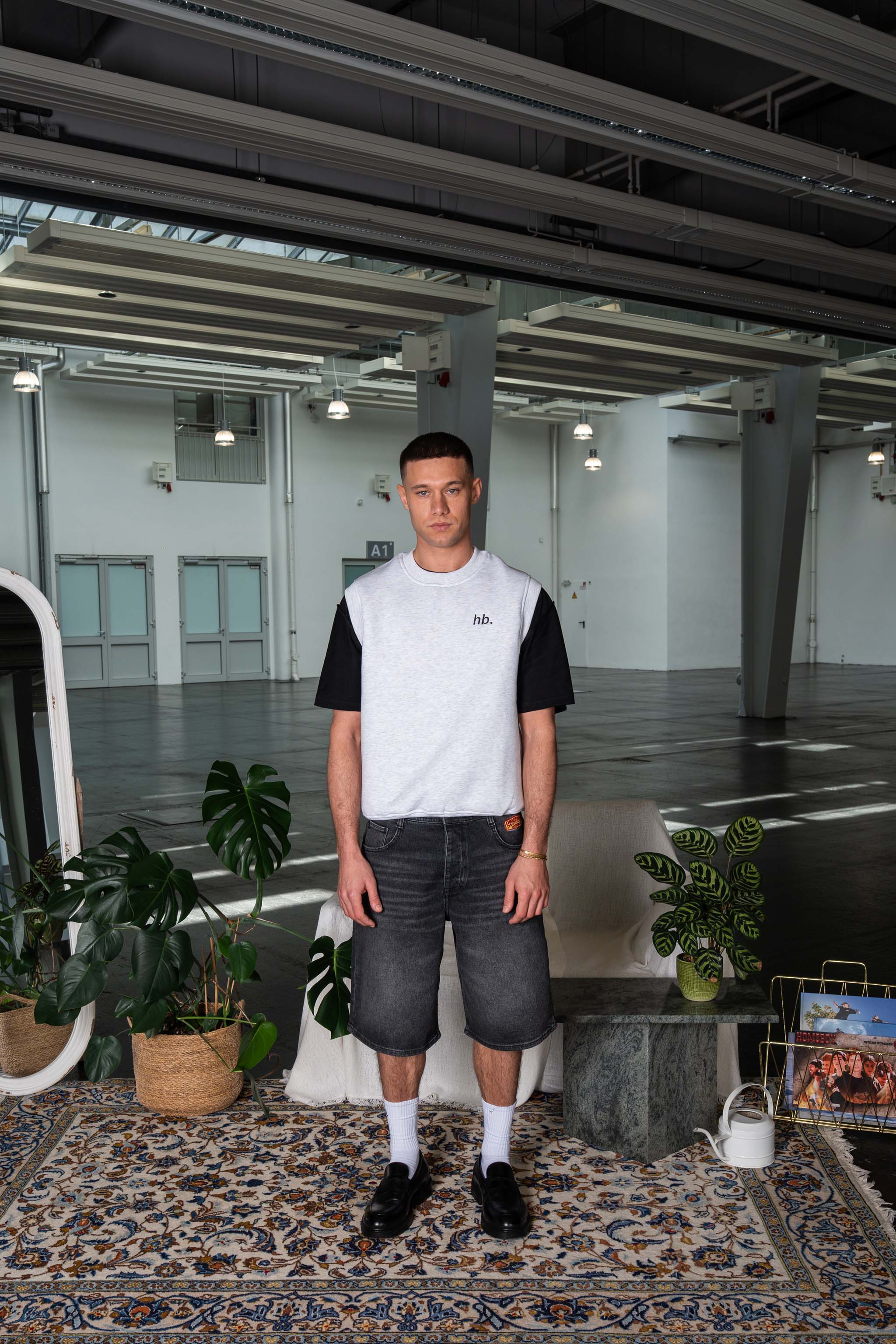 hb. Sweater Vest GREY HEATHER - Image 4