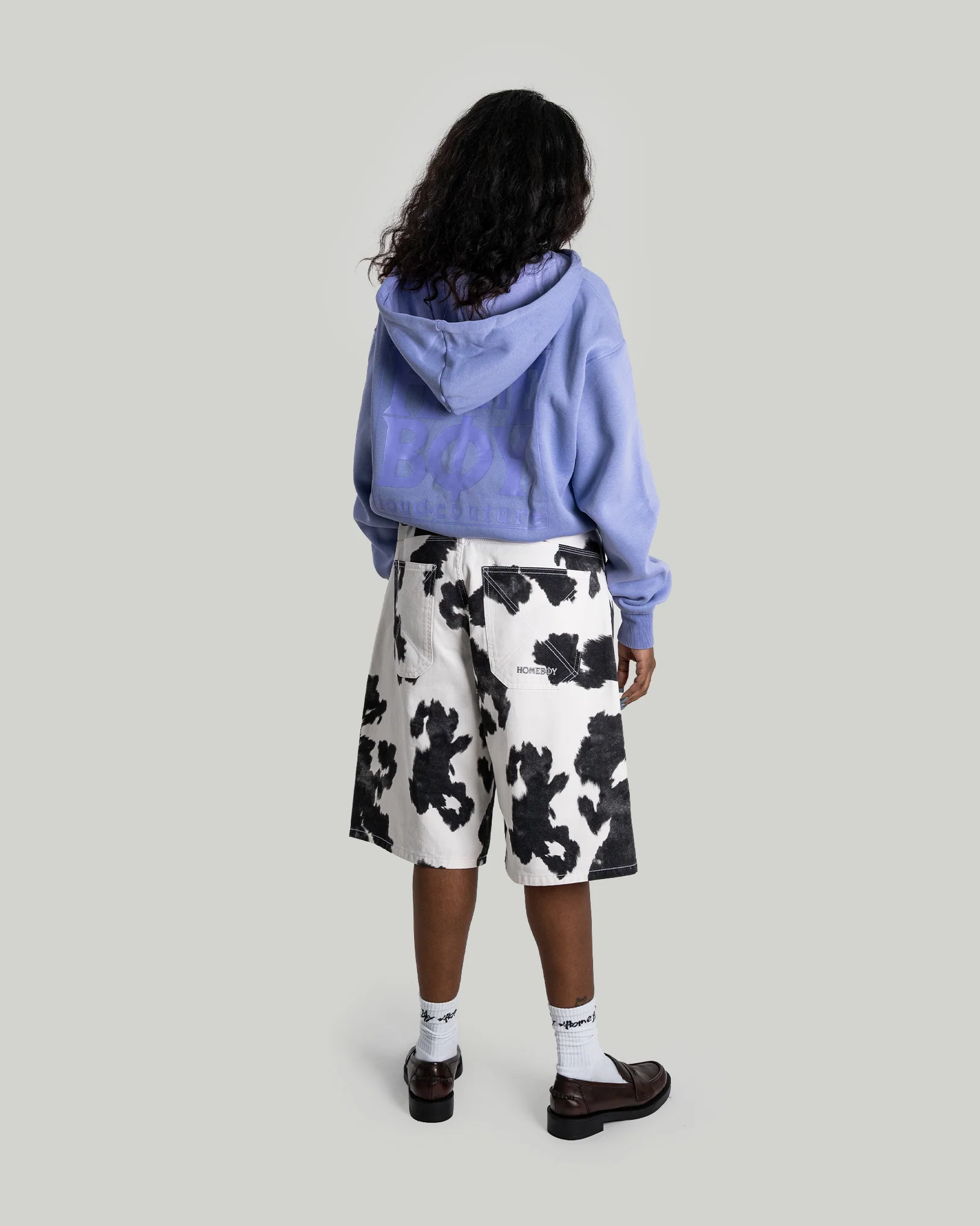 OLD SCHOOL Hooded Jacket WASHED LILAC - Image 7