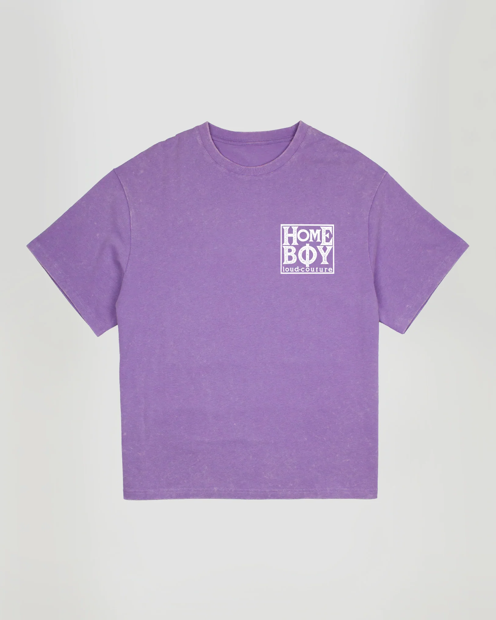 OLD SCHOOL Tee WASHED LILAC