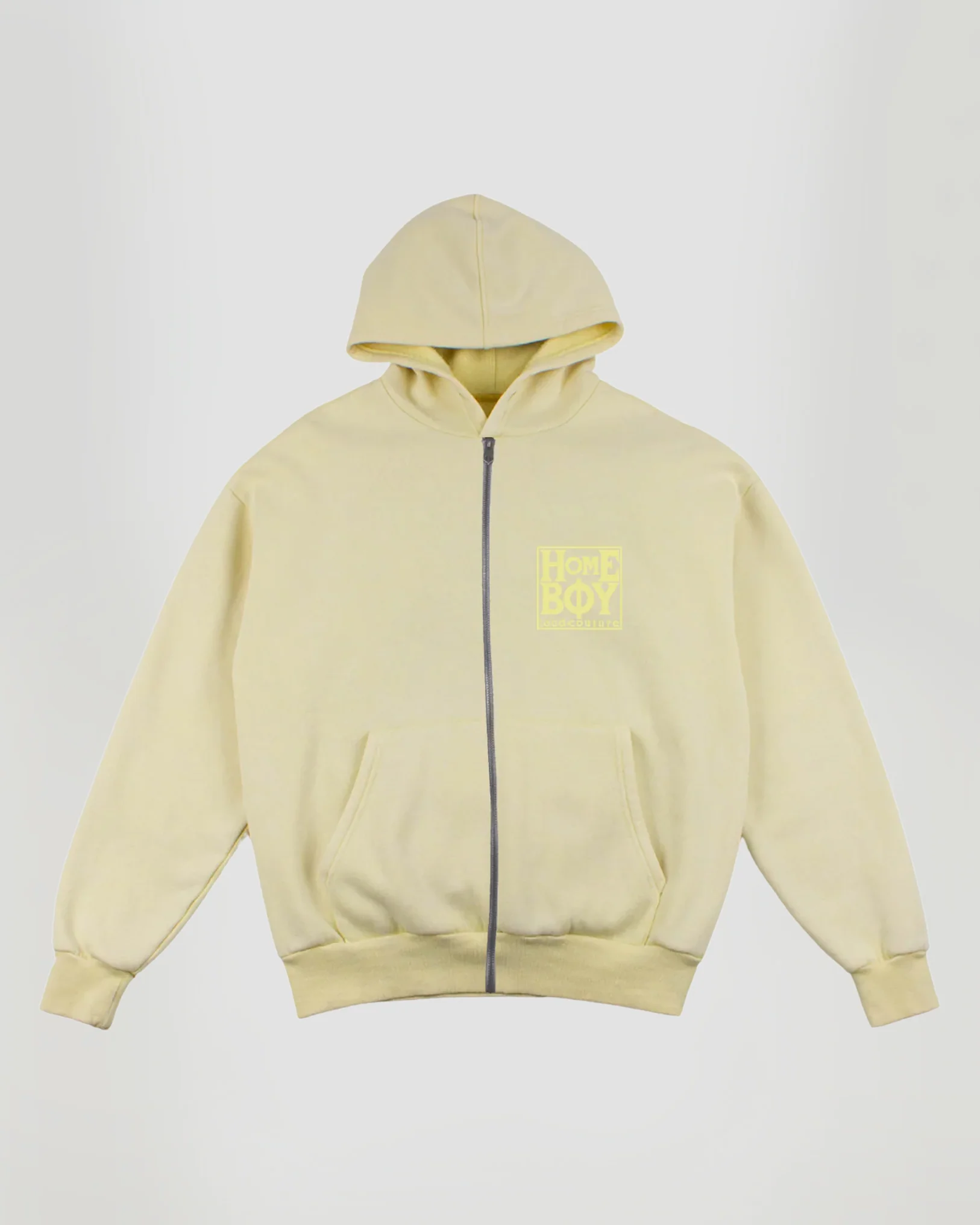 OLD SCHOOL Hooded Jacket WASHED YELLOW - Image 6