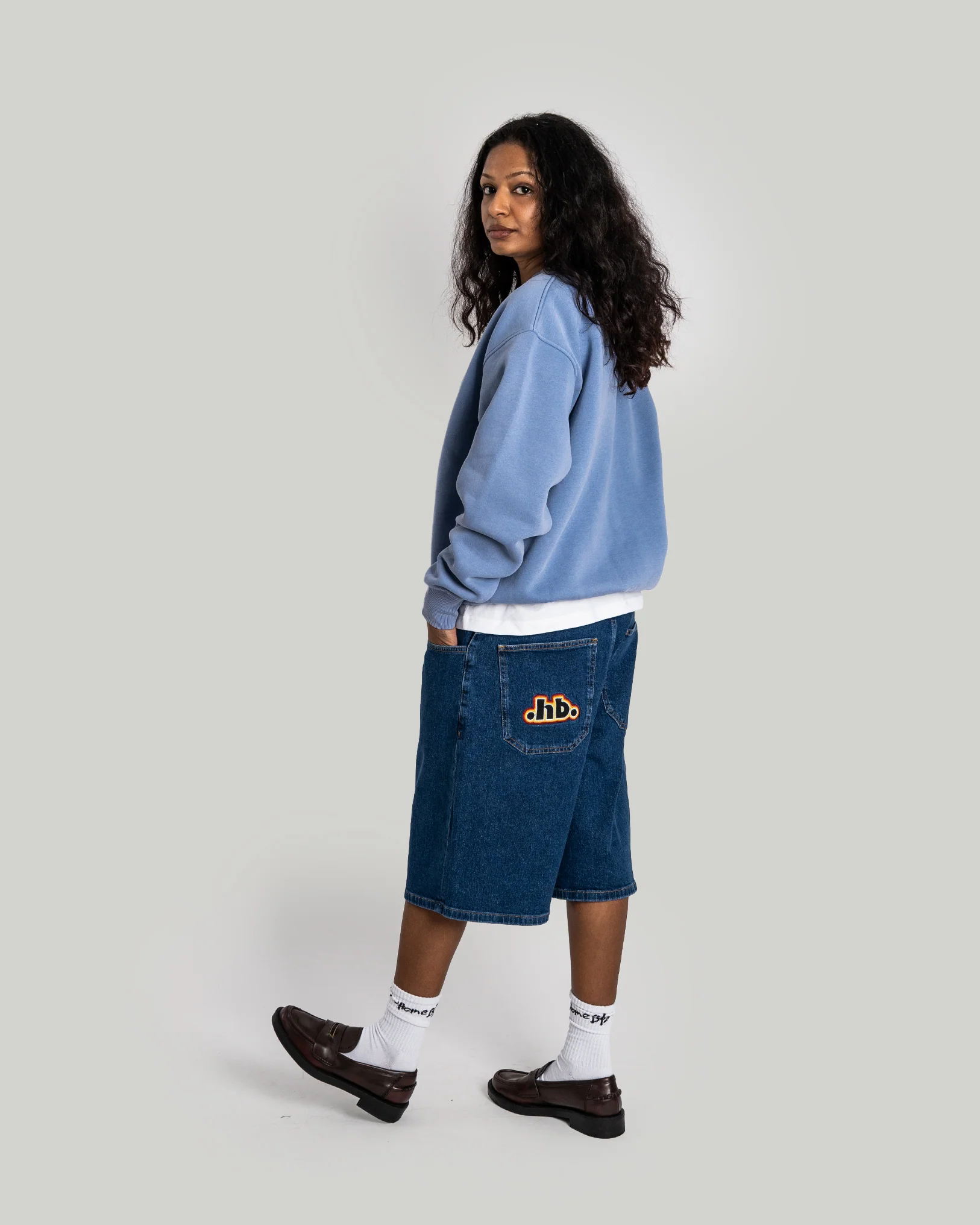 PENCIL Crew WASHED LIGHT BLUE - Image 6