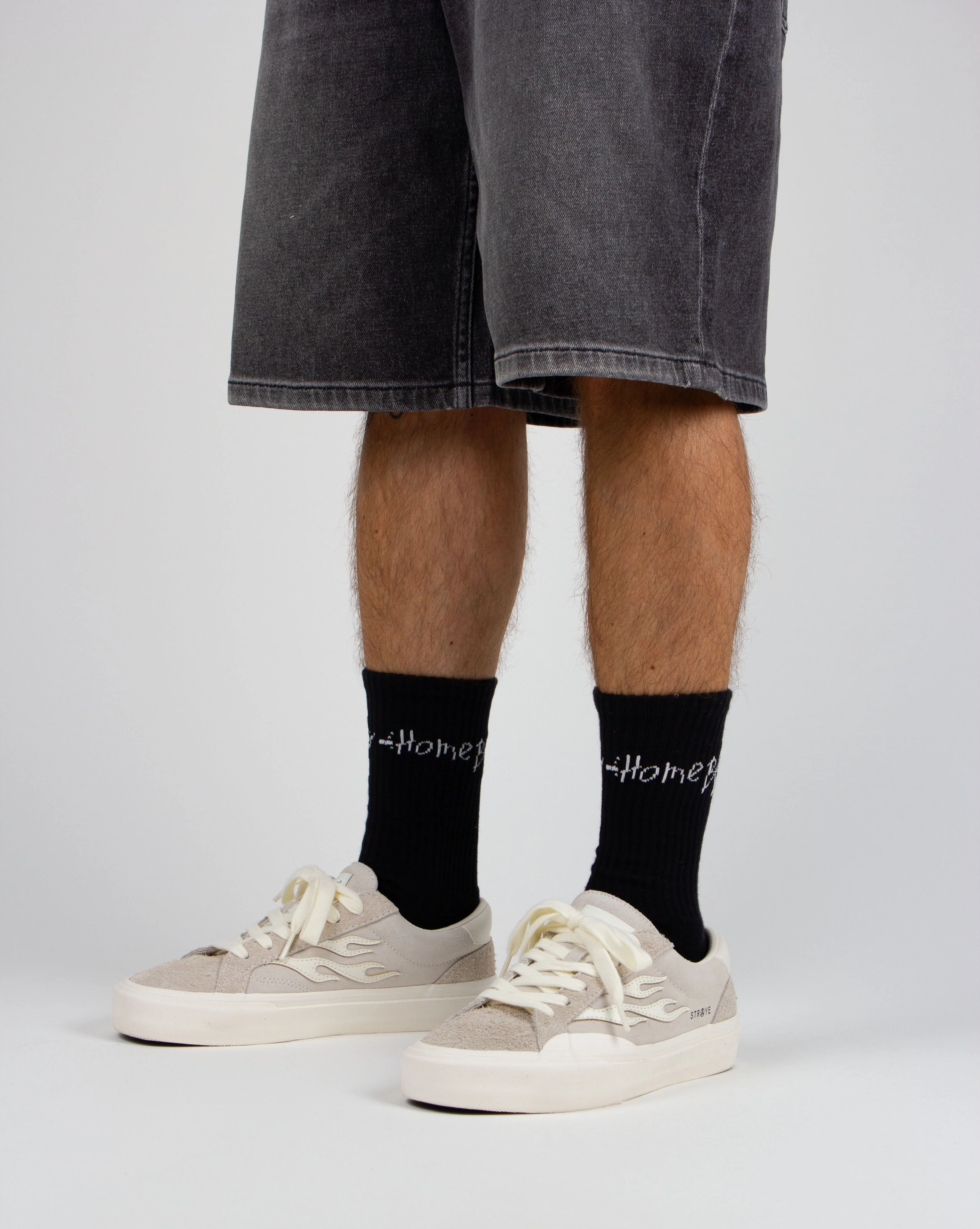 PENCIL Sock (double pack) BLACK - Image 3