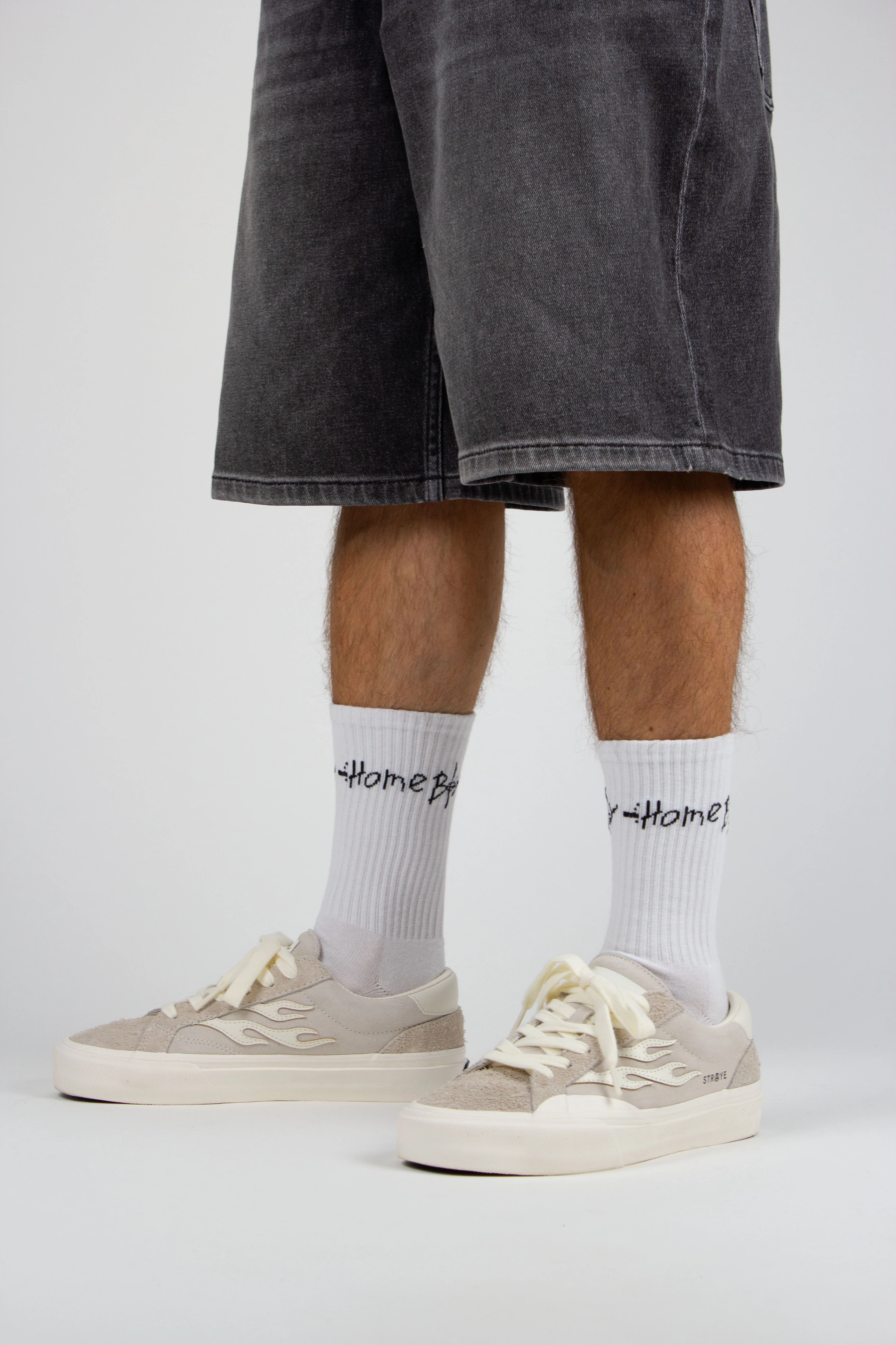 PENCIL Sock (double pack) WHITE - Image 3