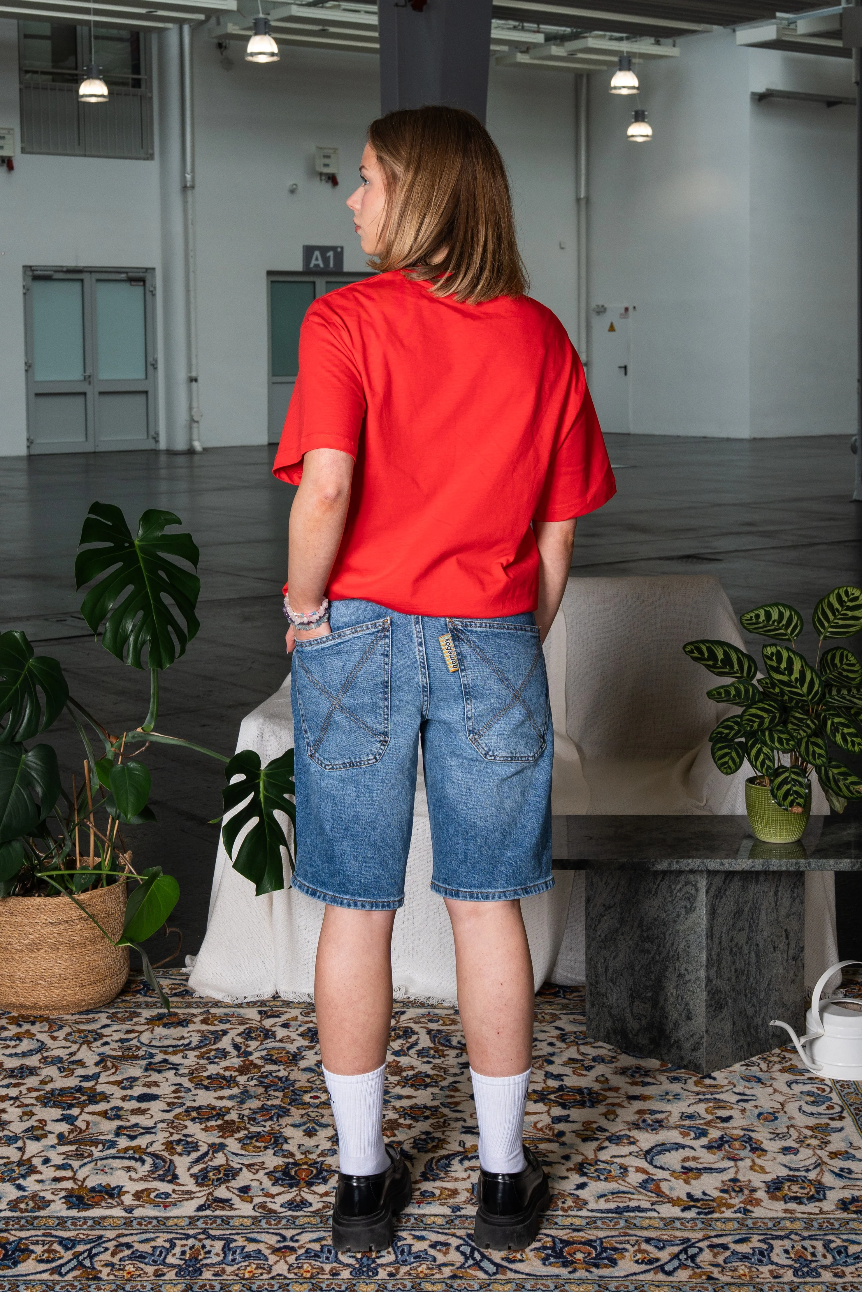 PENCIL Tee POPPY RED - Image 5