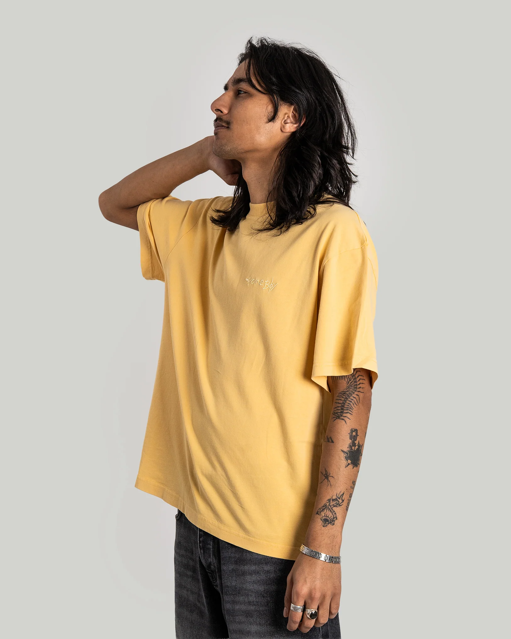 PENCIL Tee WASHED YELLOW