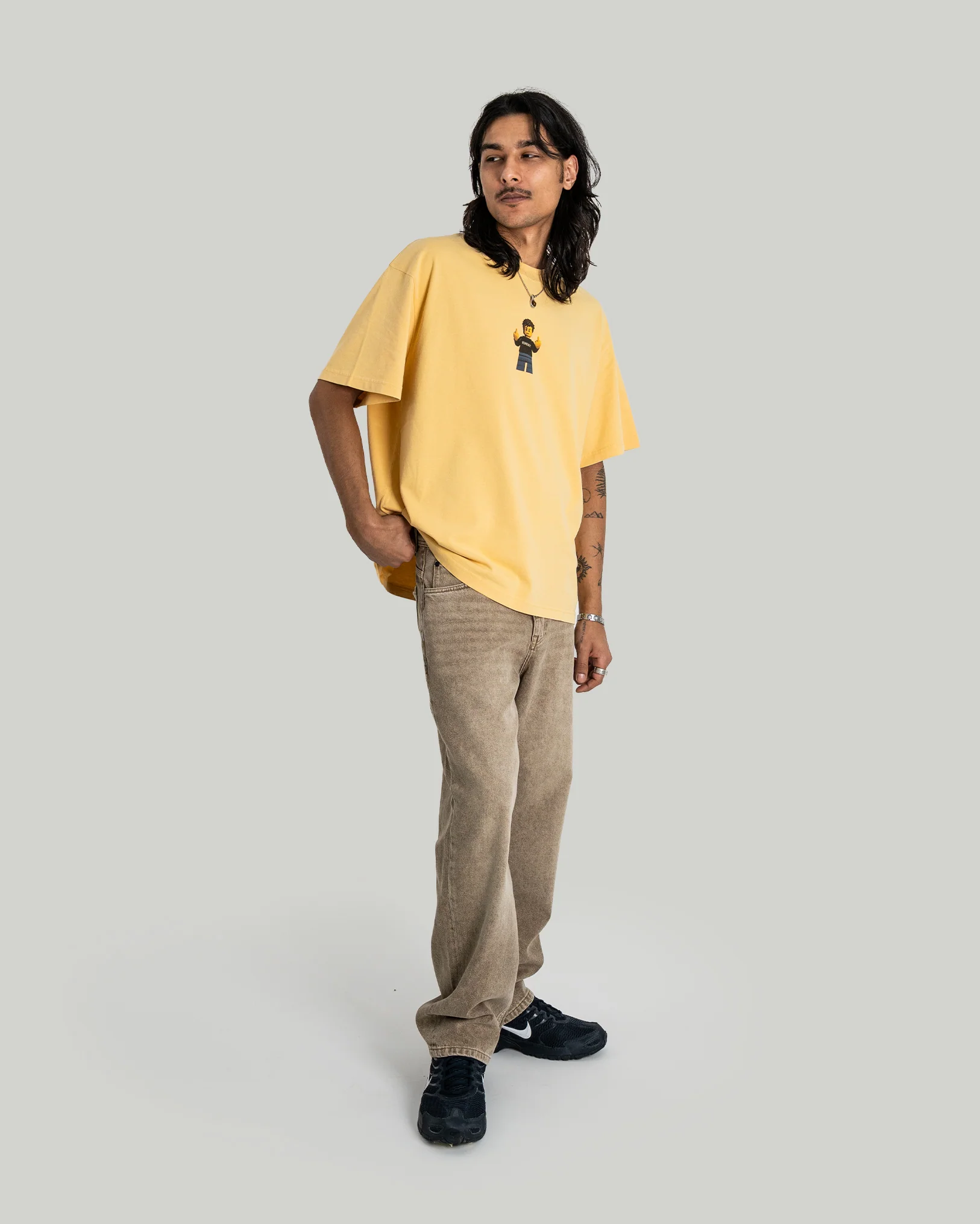 PLAY BOY Tee WASHED YELLOW - Image 4