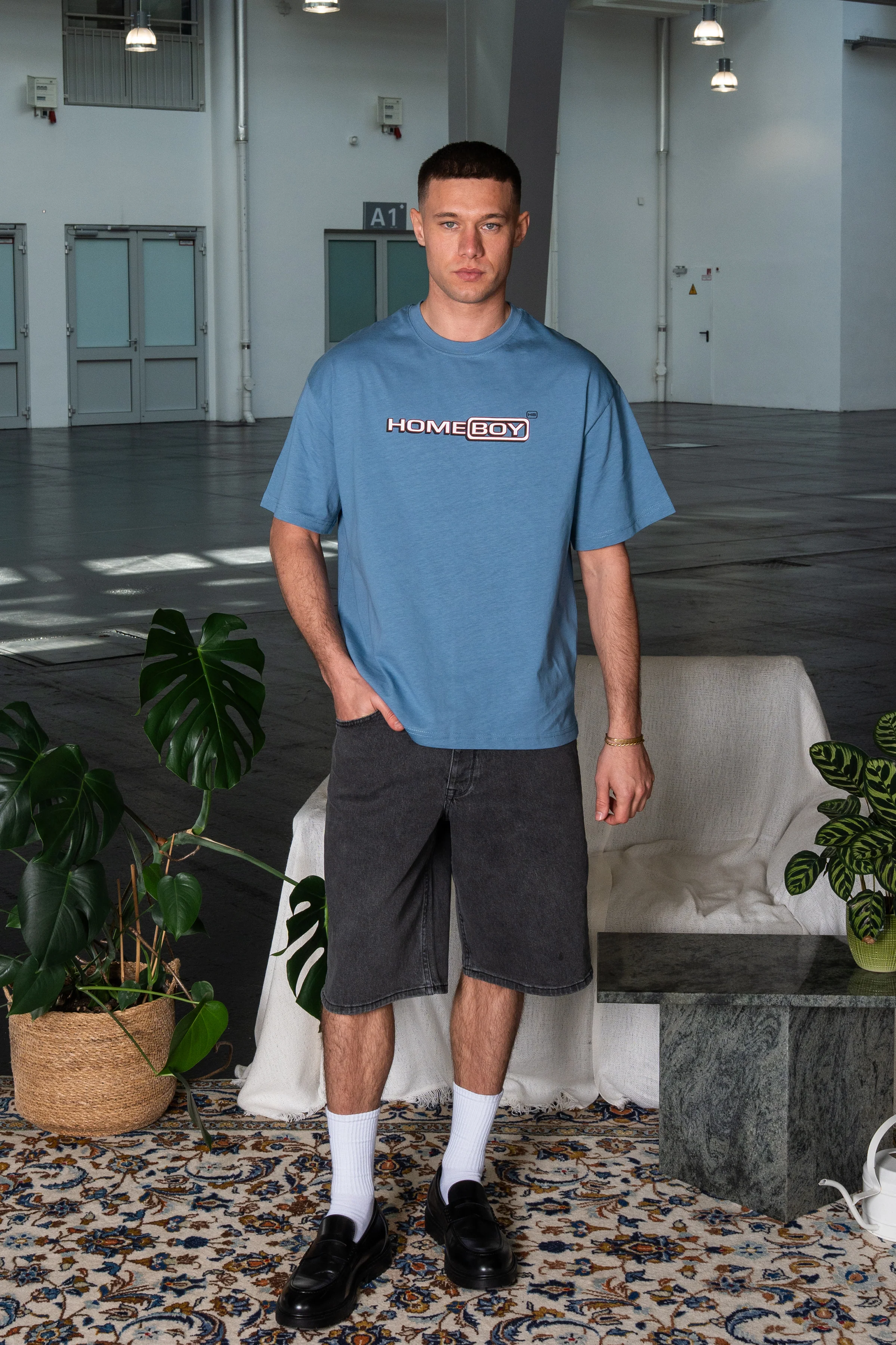 RETRO VIBEZ Tee BLUE SHADOW - Image 4