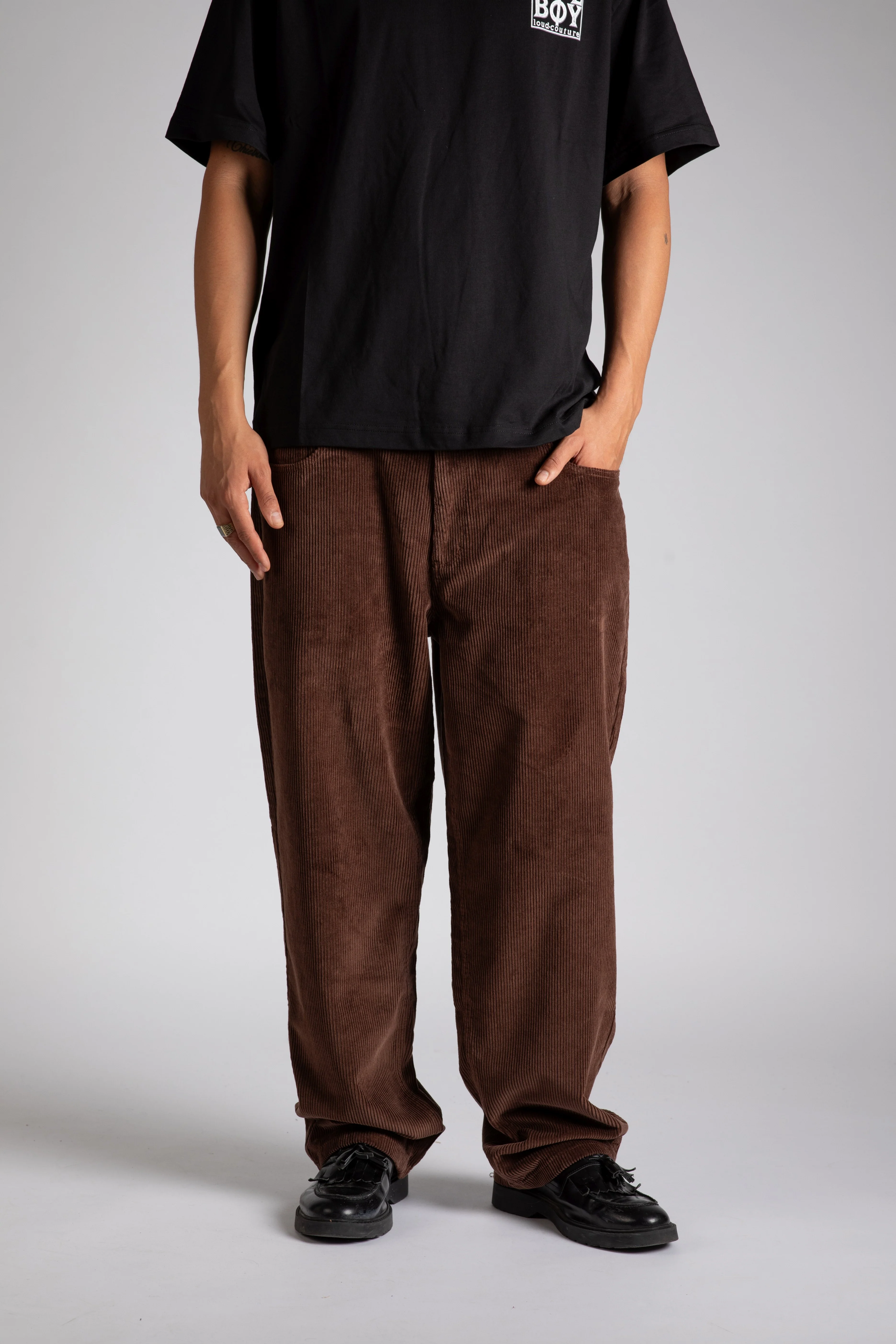 x-tra BAGGY Cord CHOCOLATE BROWN - Image 3