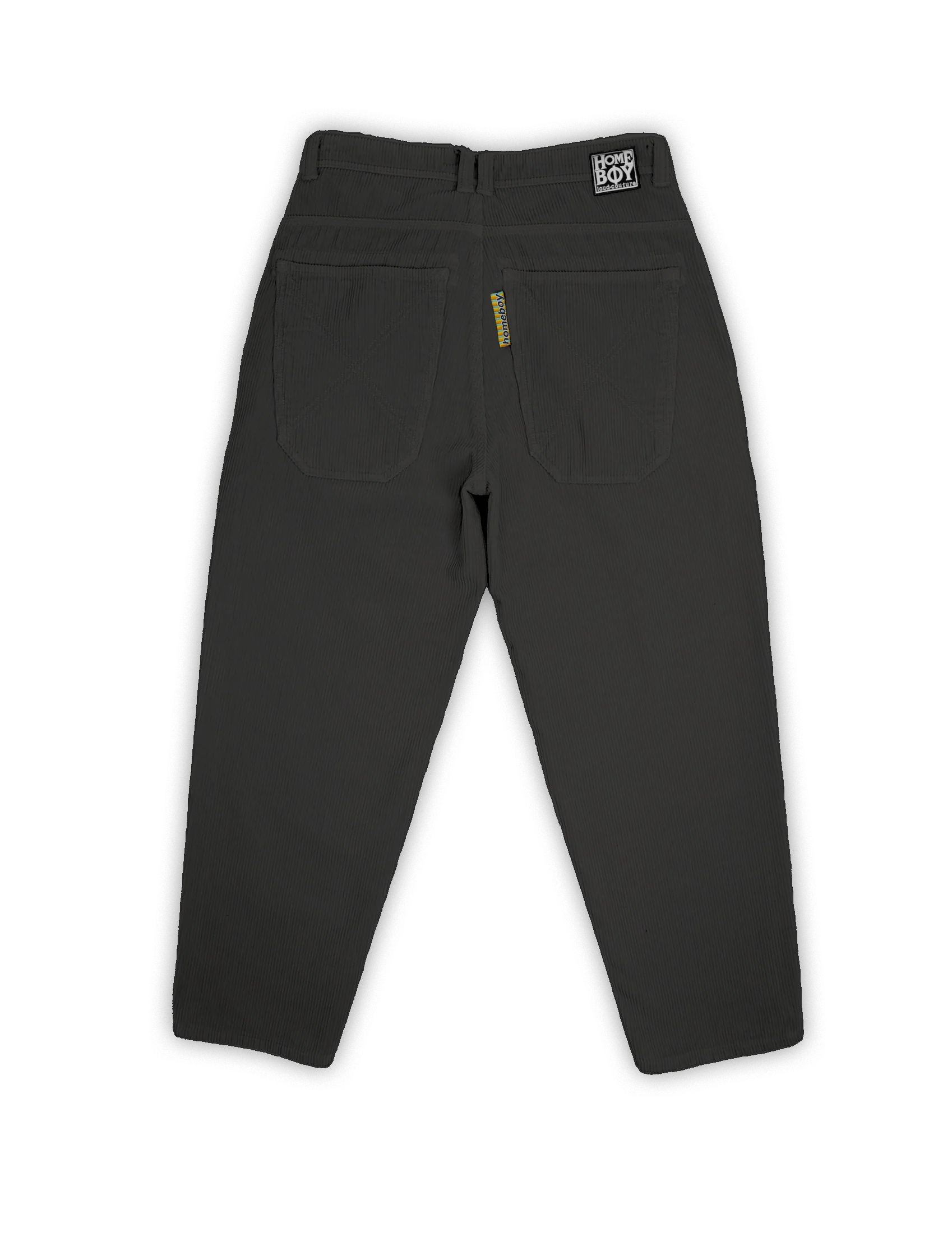 x-tra BAGGY CORD Pants DARK GREY - Image 6
