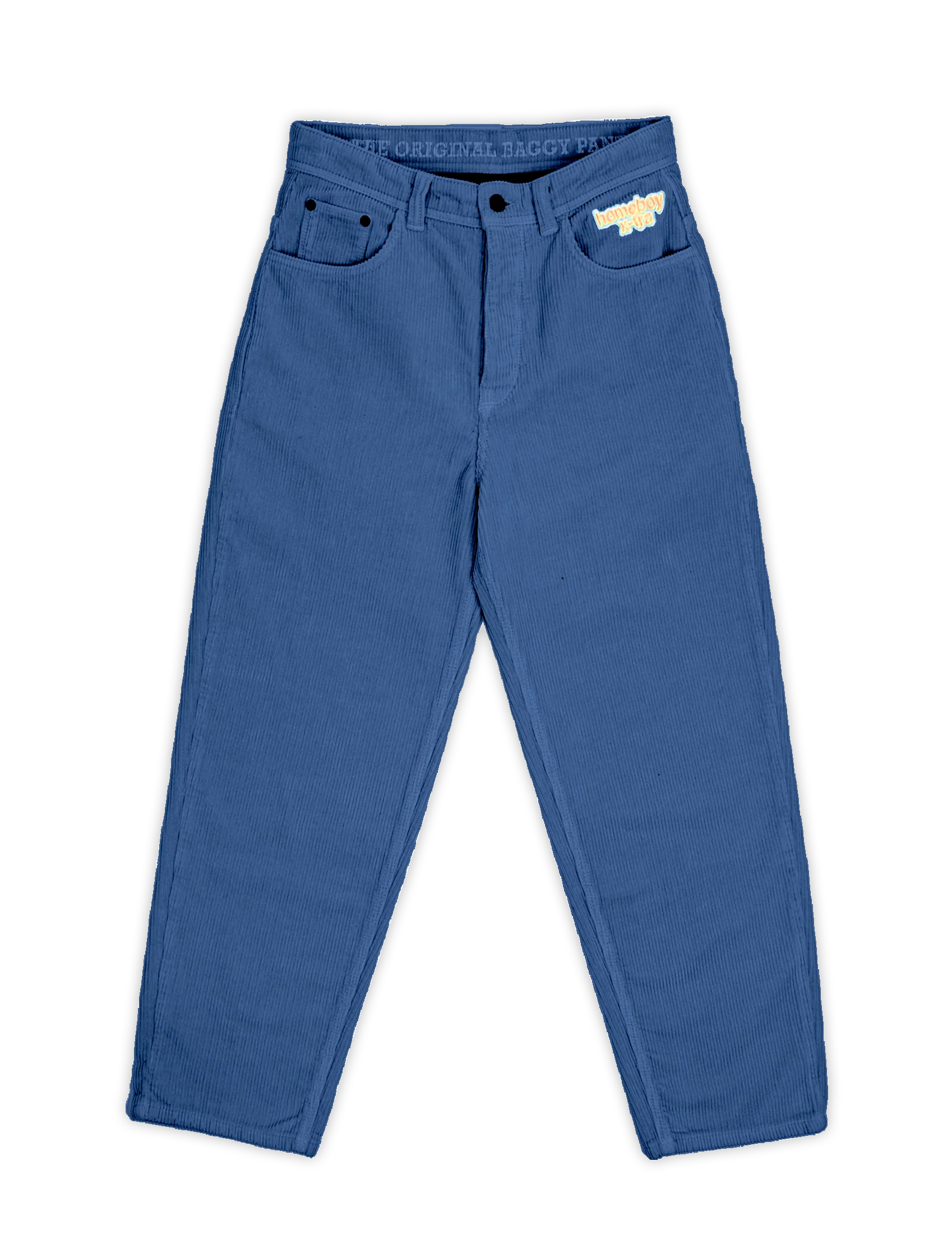 x-tra BAGGY CORD Pants NAVY