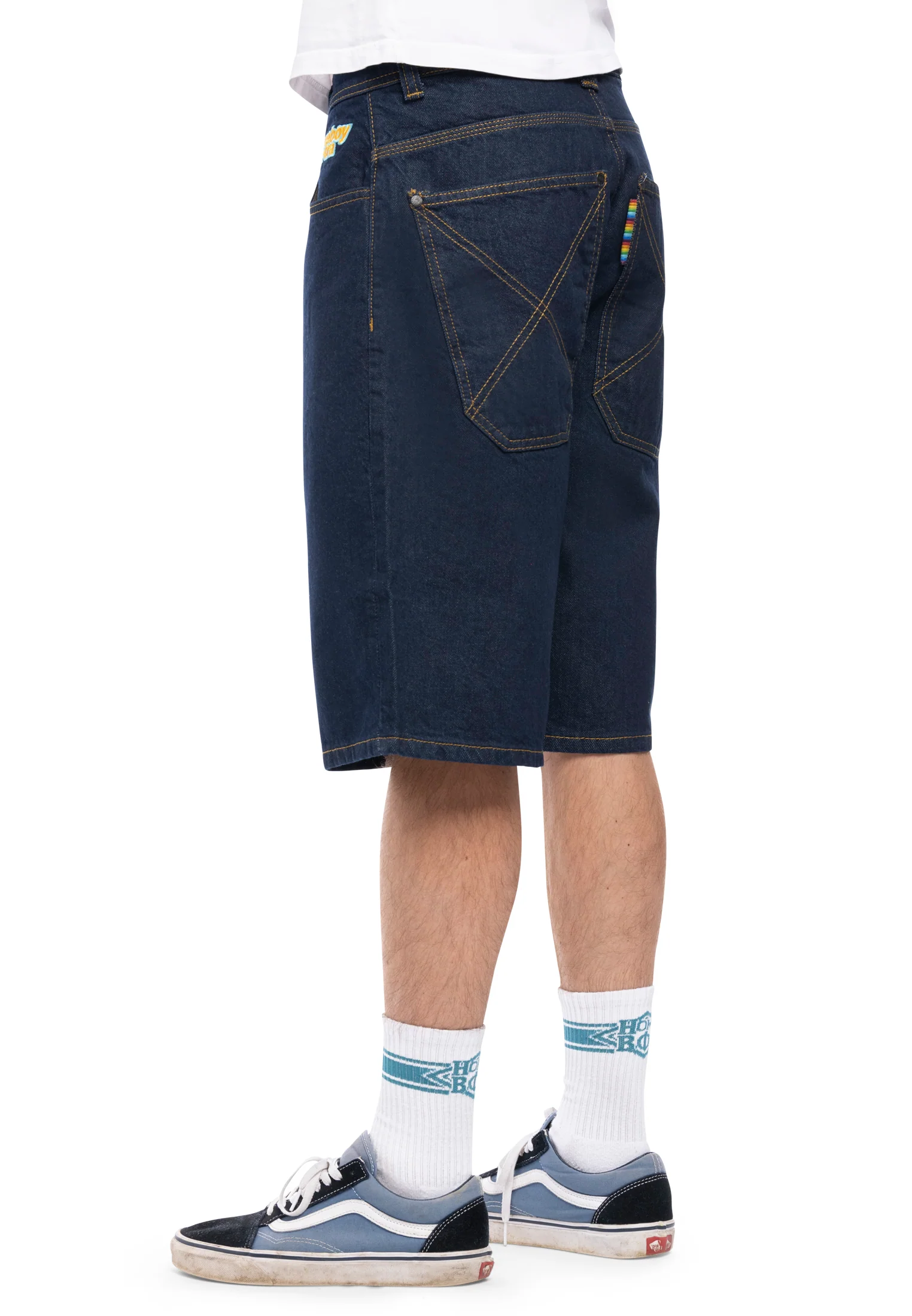 x-tra BAGGY Denim Shorts Indigo - Image 4