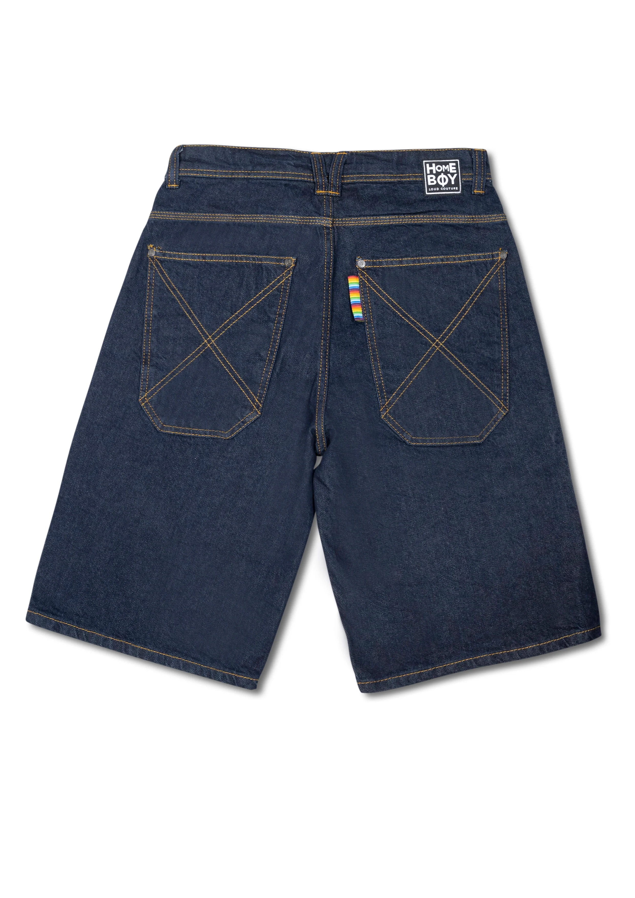 x-tra BAGGY Denim Shorts Indigo - Image 7