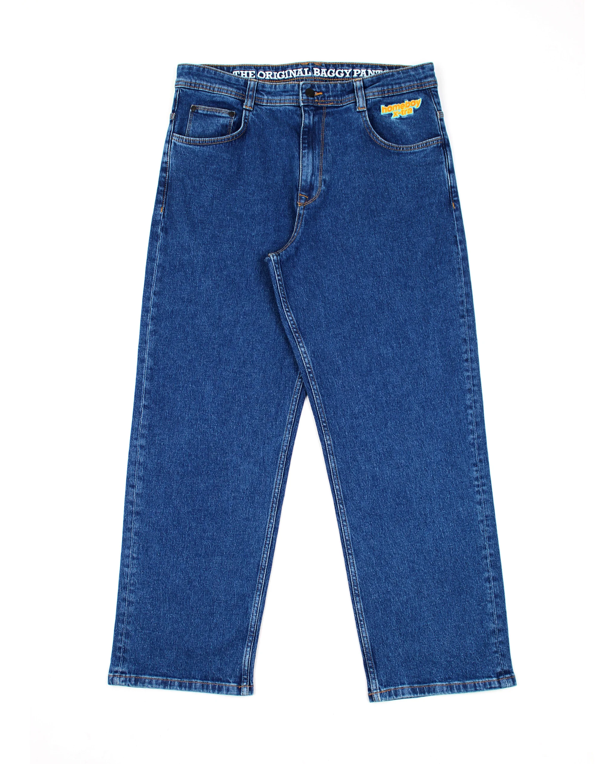 x-tra BAGGY Denim washed blue