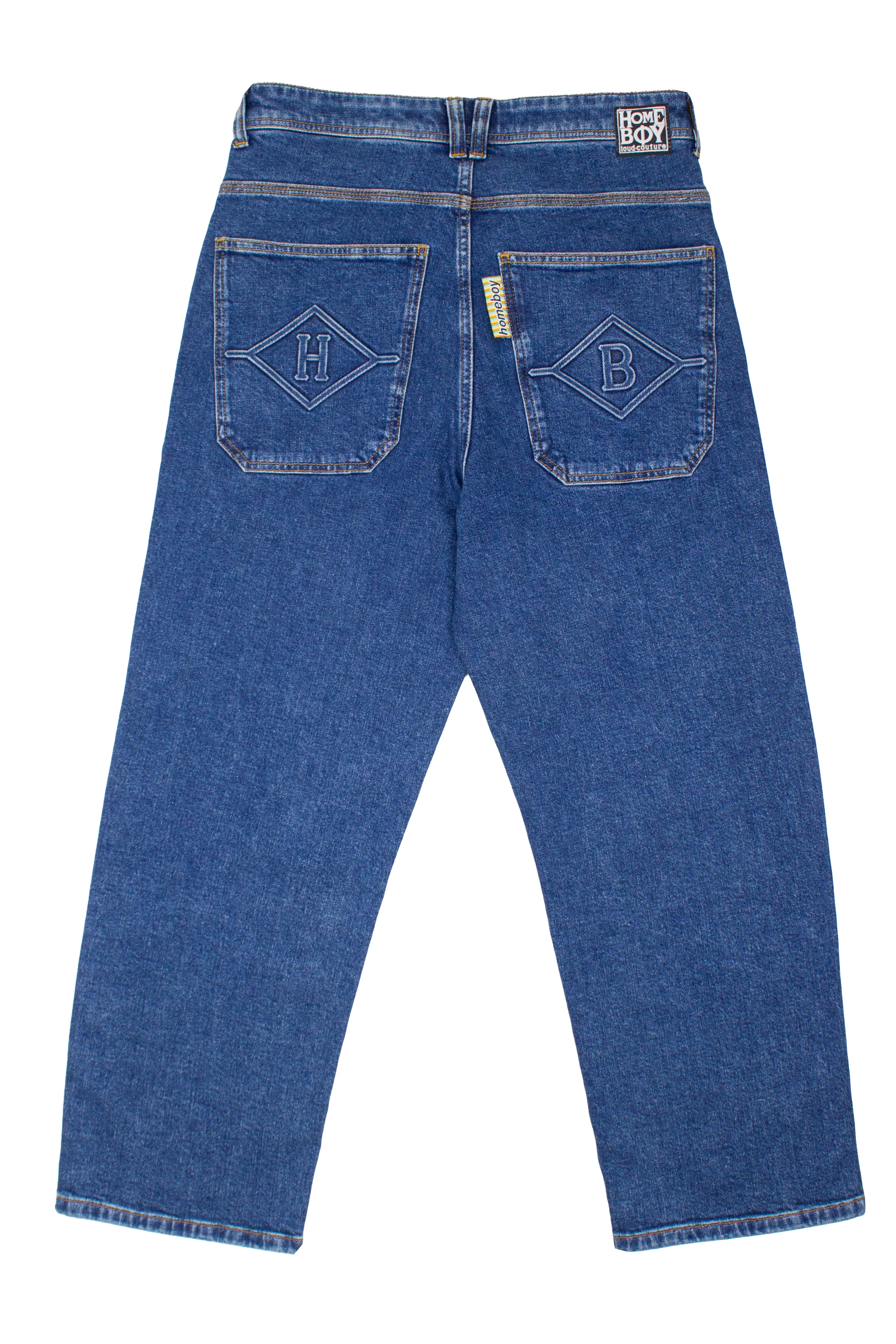 x-tra BAGGY DIAMOND Denim WASHED BLUE