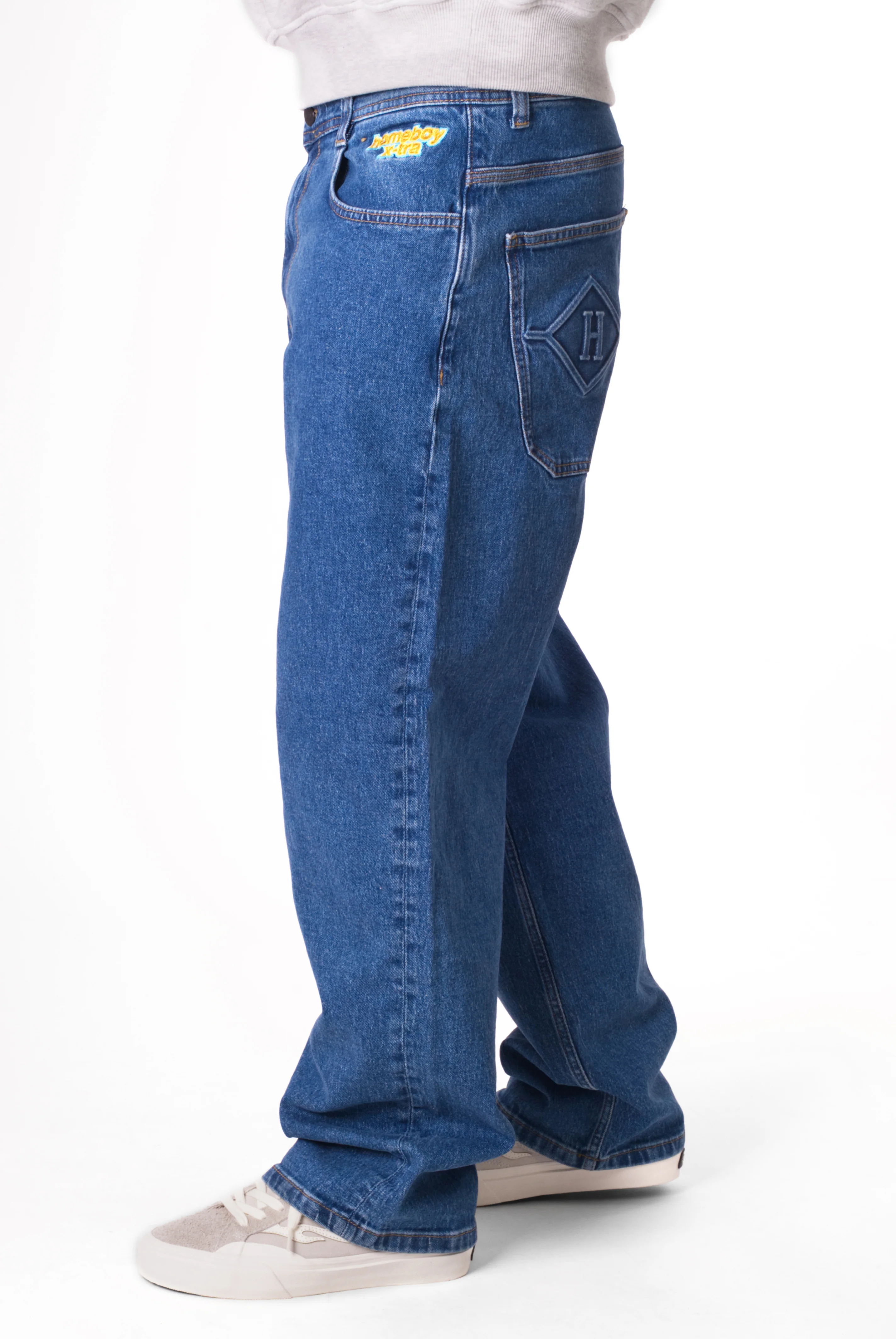 x-tra BAGGY DIAMOND Denim WASHED BLUE - Image 5