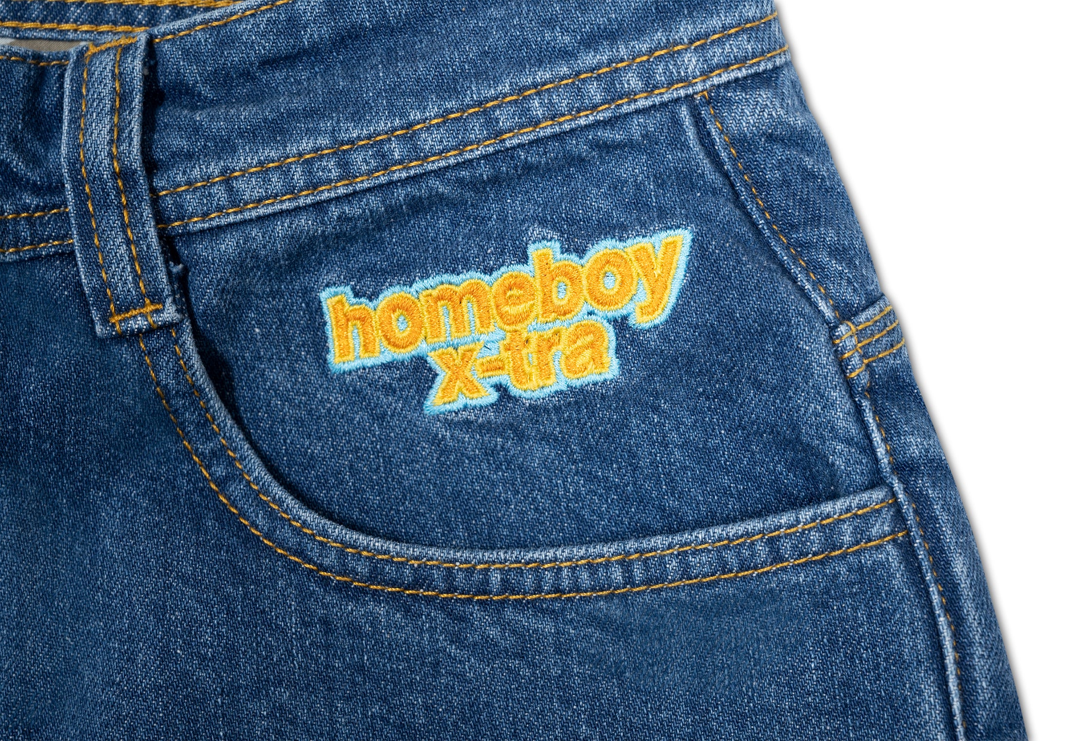 x-tra BAGGY Shorts Washed Blue - Image 12