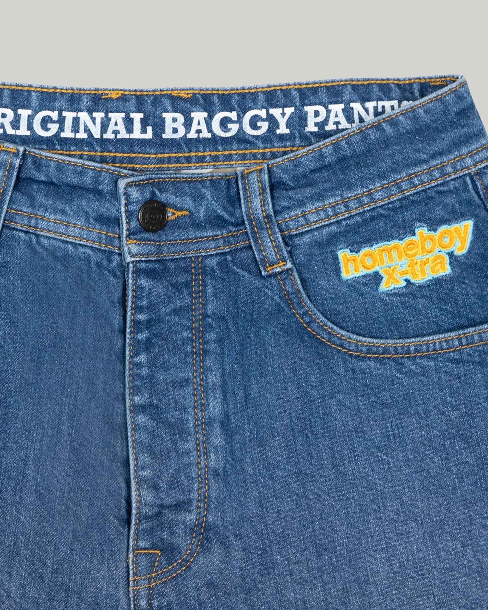 x-tra BAGGY Shorts Washed Blue - Image 6