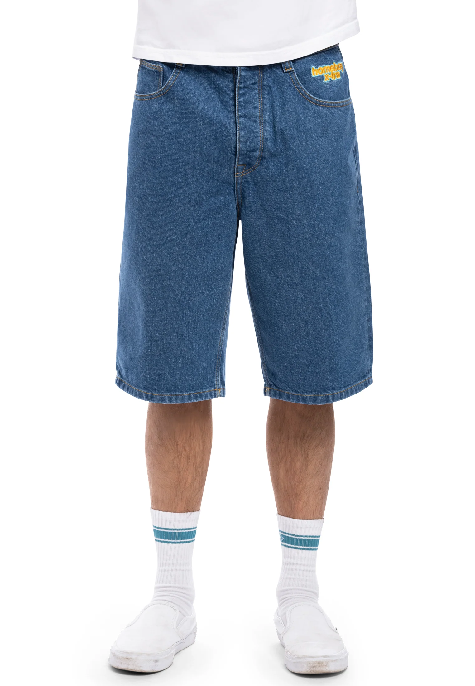 x-tra BAGGY Shorts Washed Blue - Image 8