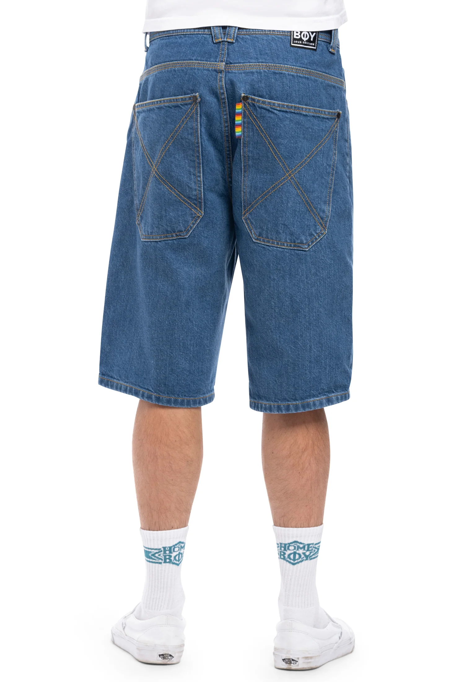 x-tra BAGGY Shorts Washed Blue - Image 9