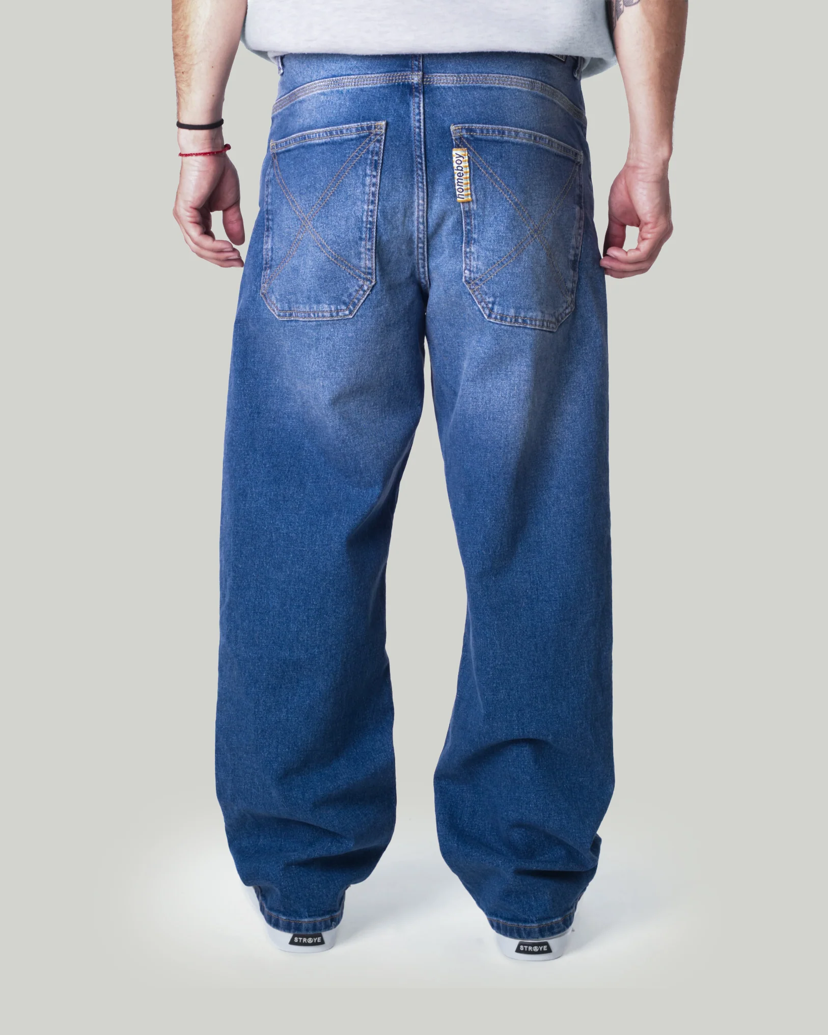 x-tra BAGGY Wiskers Denim VINTAGE BLUE - Image 2