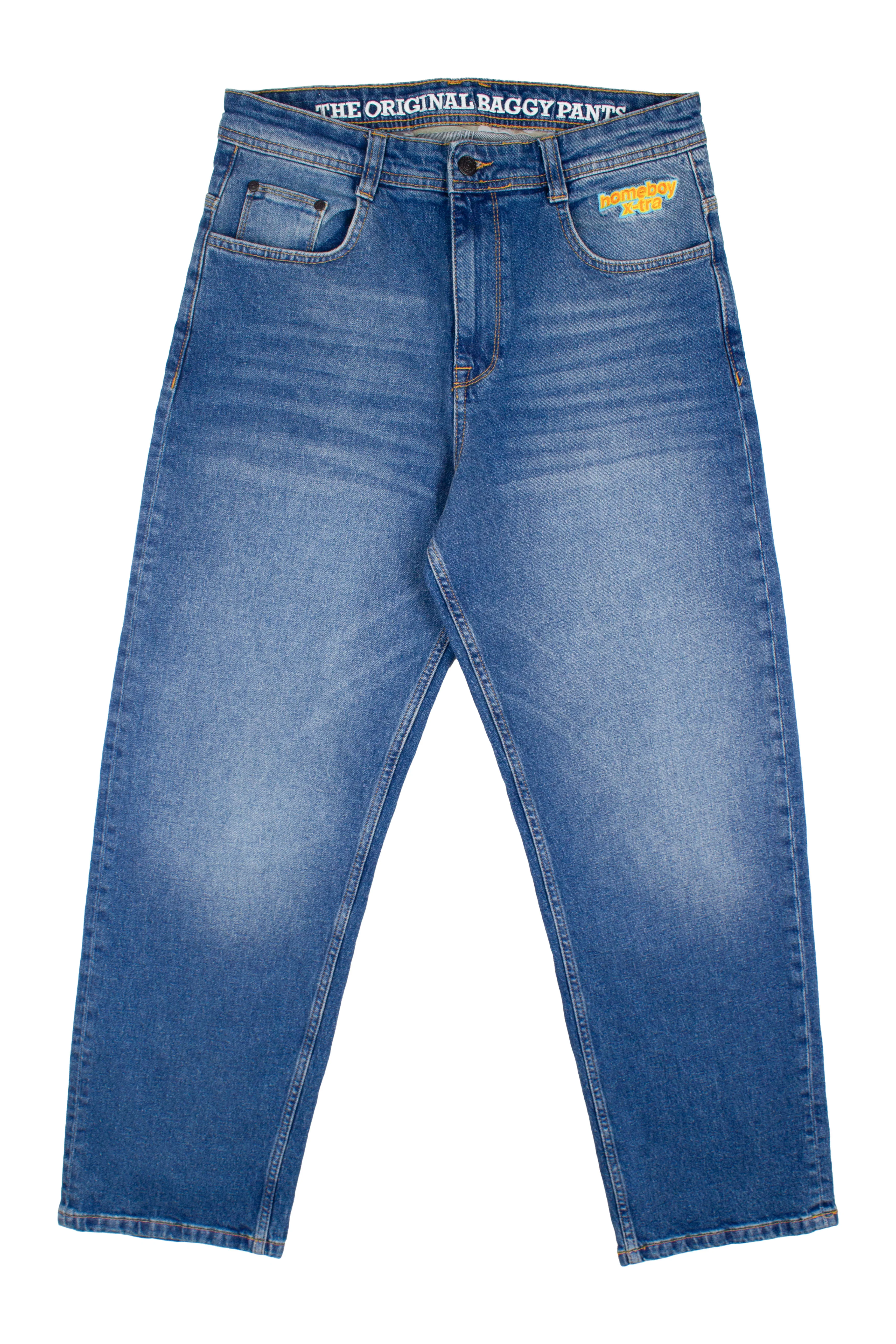x-tra BAGGY Wiskers Denim VINTAGE BLUE - Image 4