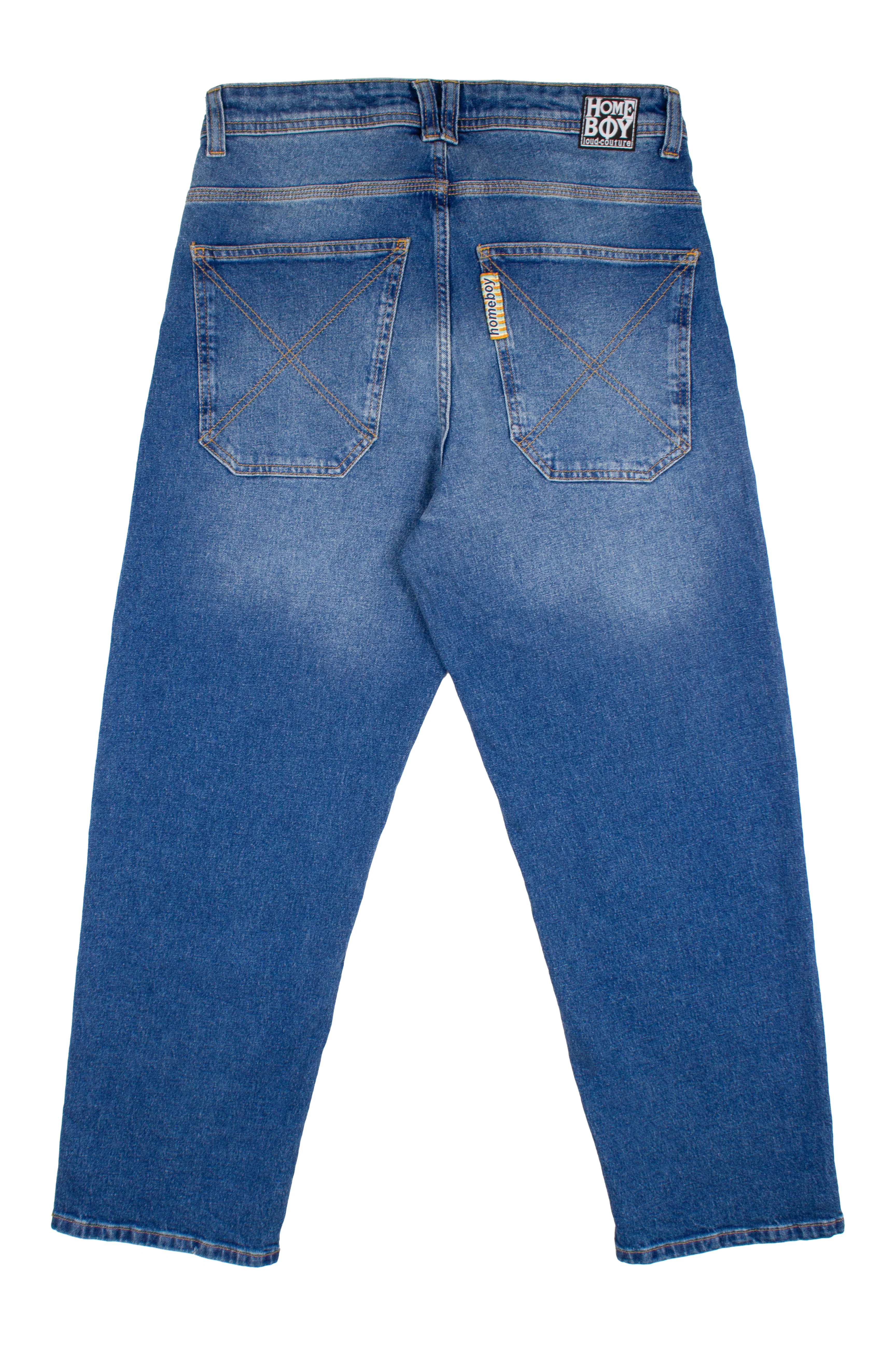 x-tra BAGGY Wiskers Denim VINTAGE BLUE - Image 8