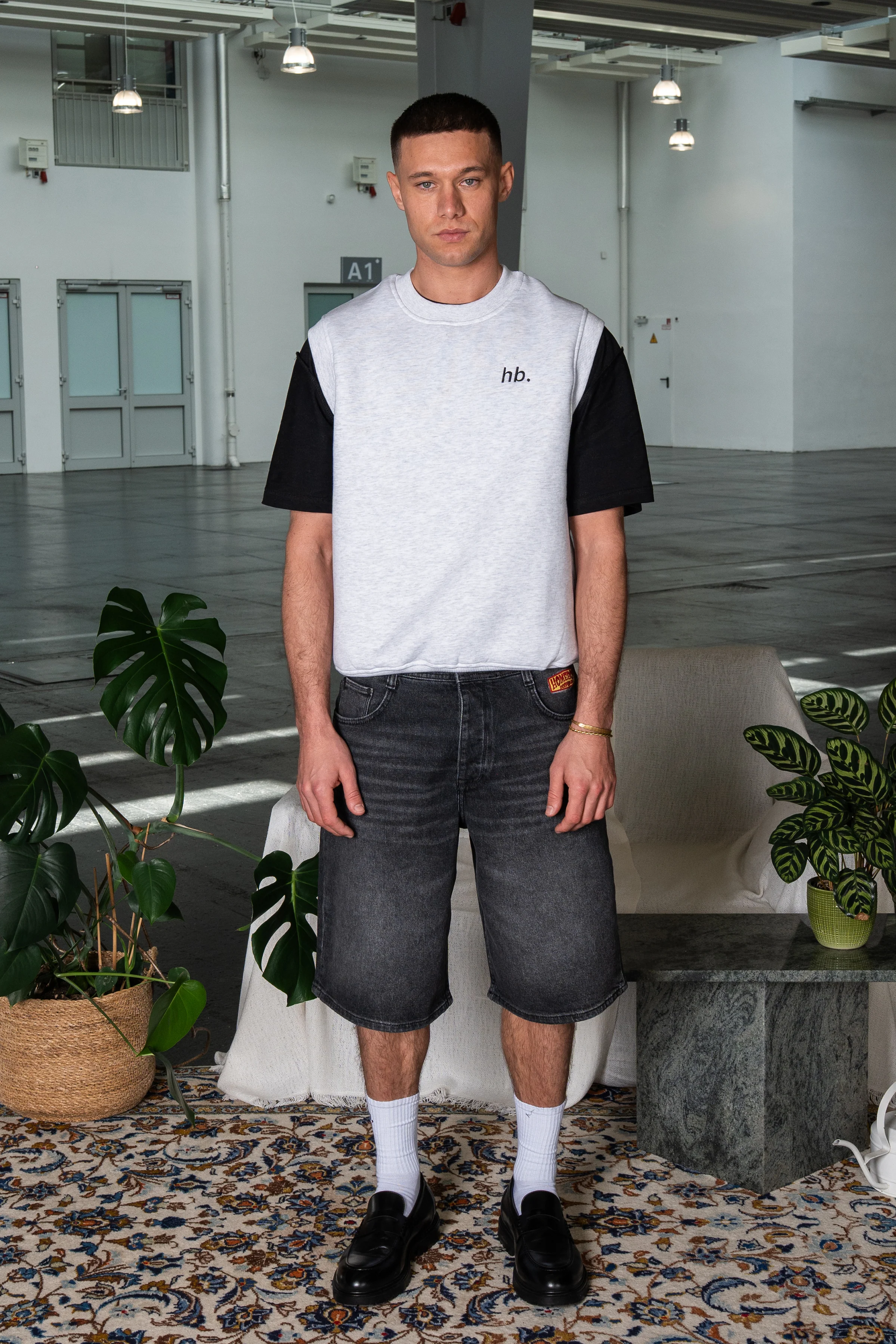 x-tra DESPERADO Denim SHORTS VINTAGE BLACK - Image 3