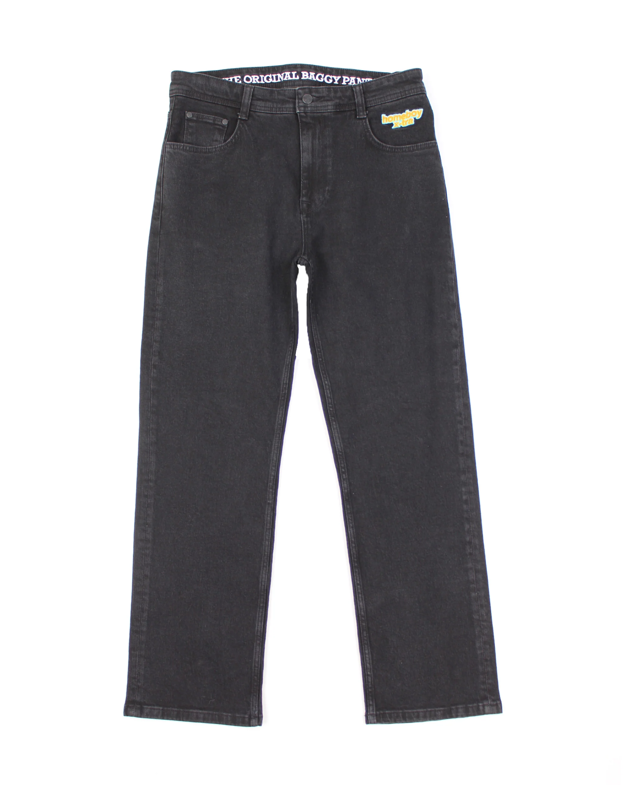 x-tra LOOSE Flex Denim WASHED BLACK