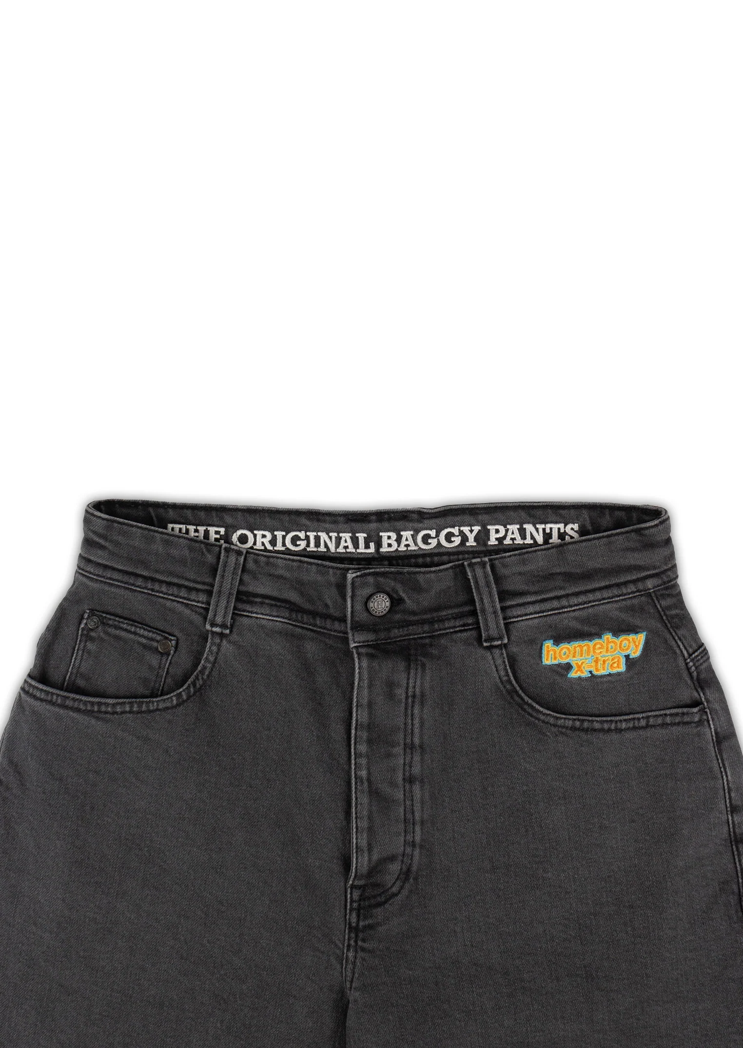 x-tra MONSTER Denim SHORTS Washed Grey - Image 10
