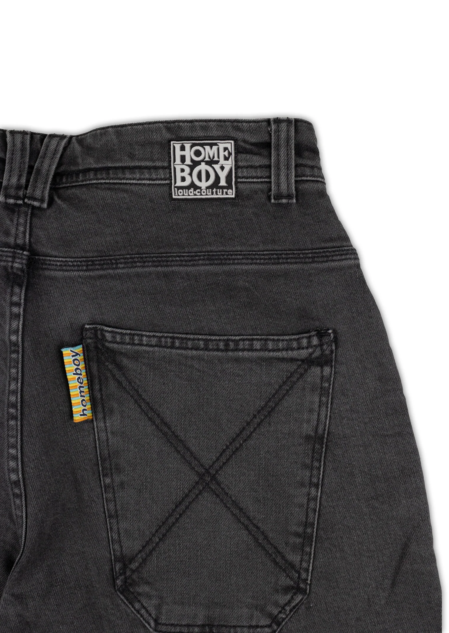 x-tra MONSTER Denim SHORTS Washed Grey - Image 11