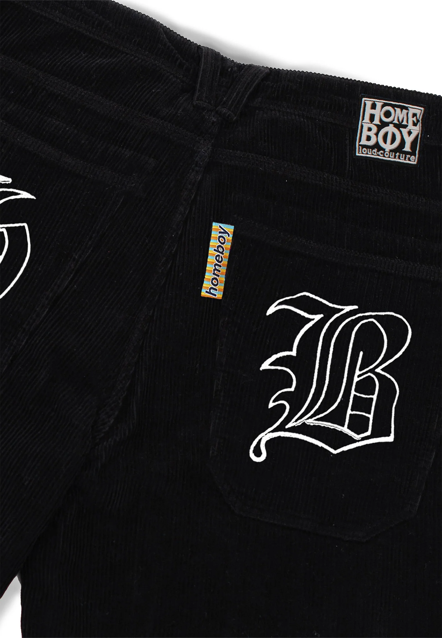 x-tra MONSTER GOTHIC CORD SHORTS - Image 5