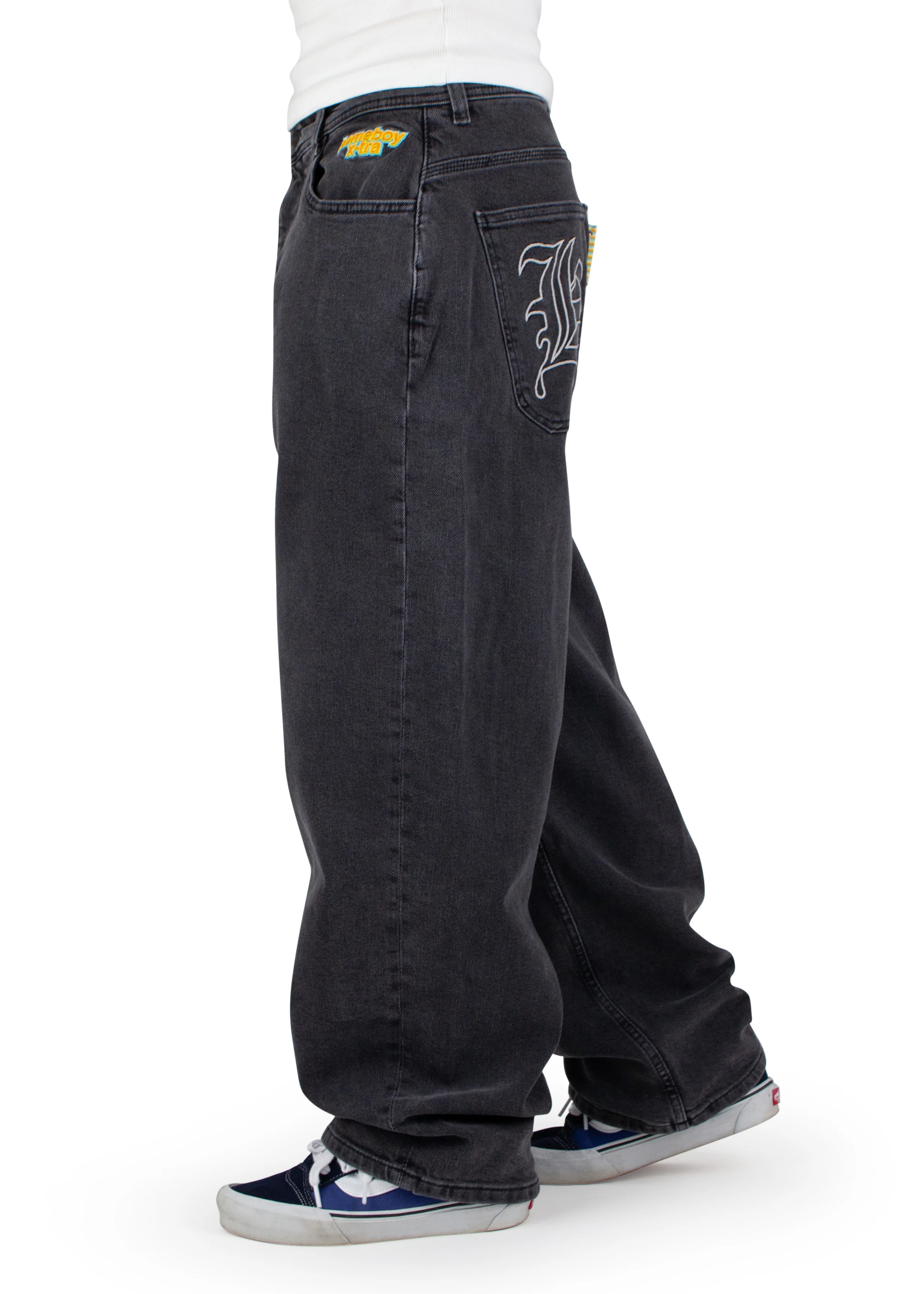 x-tra MONSTER GOTHIC Denim WASHED GREY - Image 4