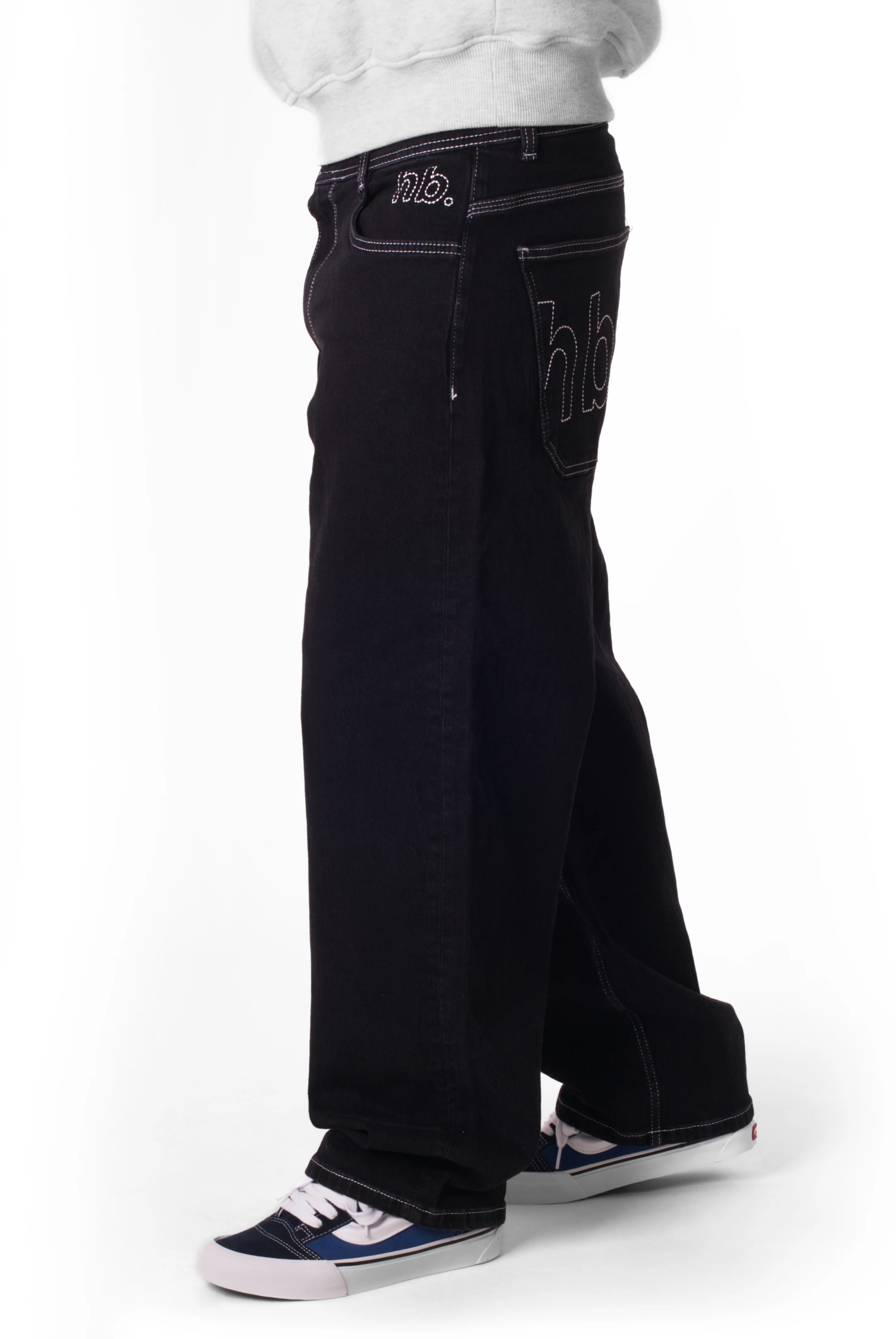 x-tra MONSTER hb. Denim WASHED BLACK - Image 8