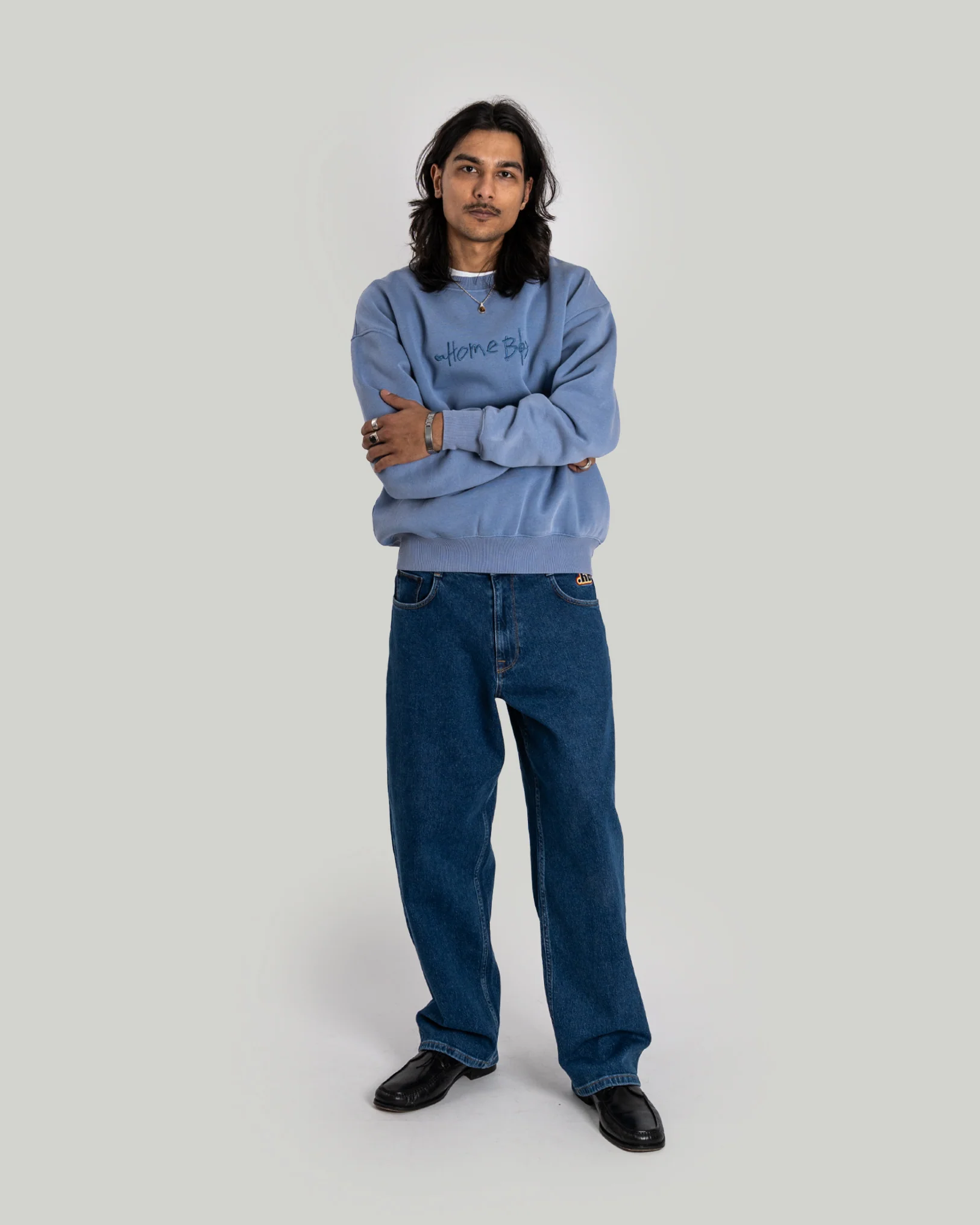 x-tra MONSTER RETRO .hb. Denim WASHED BLUE - Image 4