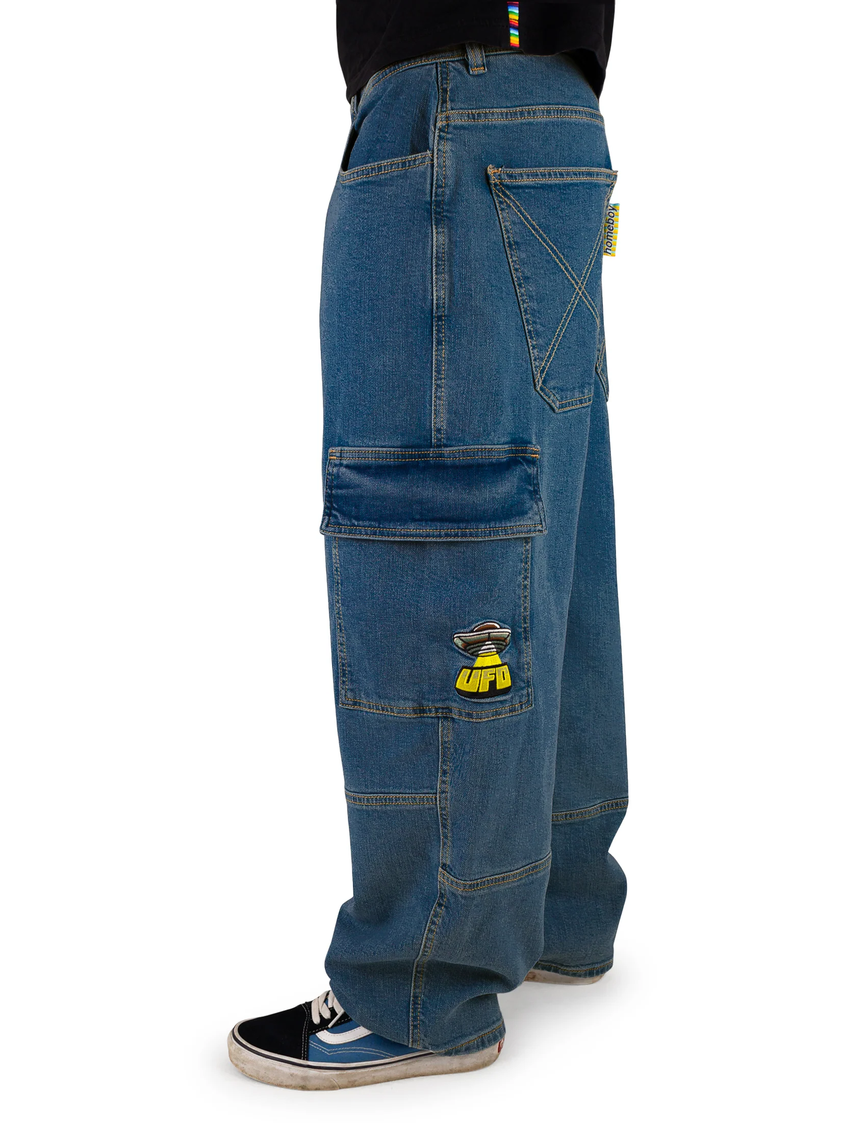 x-tra UFO Cargo Washed Blue - Image 3